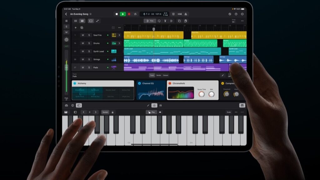 logic pro ipad mini 6